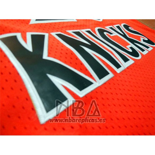 Camiseta New York Knicks Allan Houston NO 20 Retro Naranja